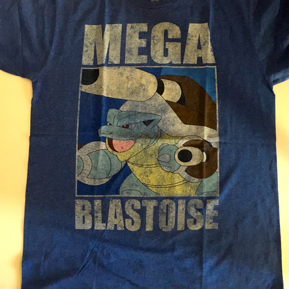 Pokémon Mega Blastoise Licensed men’s Tshirt XL New